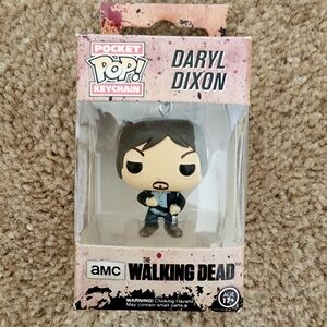 NIB FUNKO POCKET POP KEYCHAINS WALKING DEAD DARYL DIXON FIGURE
